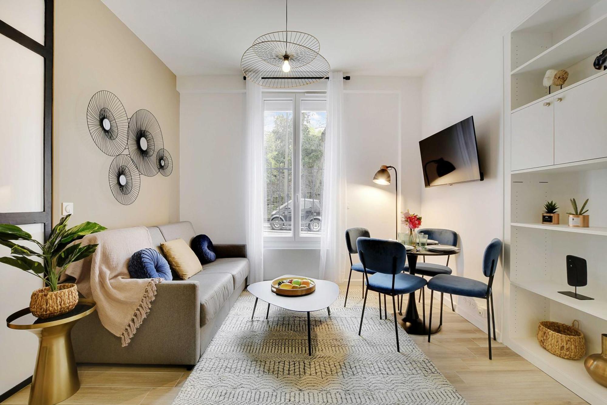 Lovely - 1br-4p - Buttes-chaumont Parigi